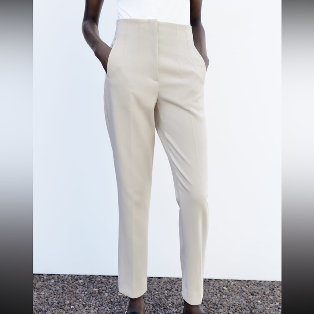 NWT Zara High Waisted Pants - Picture 1 of 7